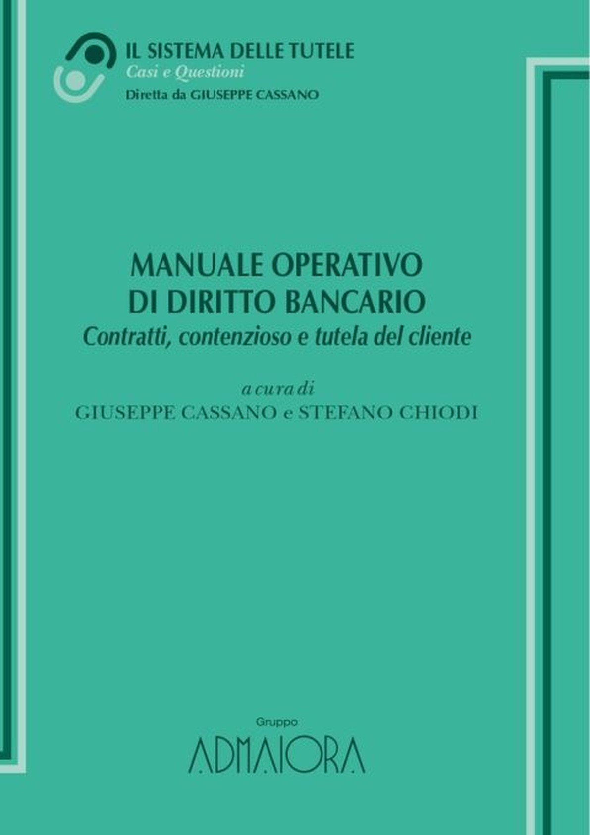 Anteprima frontespizio: Capitolo XII «I servizi di pagamento» — Manuale operativo di diritto bancario